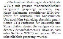 Bachmann, Schneider, WTC 7 gesprengt